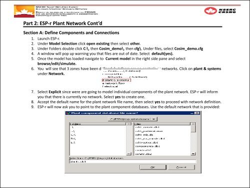 Co-Simulation Between ESP-r and TRNSYS Workshop