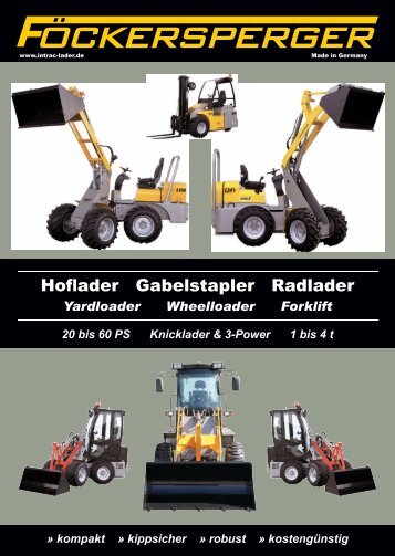 InTrac L 270 - Hoflader, Radlader, 3-Power und Gabelstapler