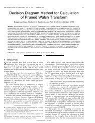 Decision diagram method for calculation of pruned ... - IEEE Xplore