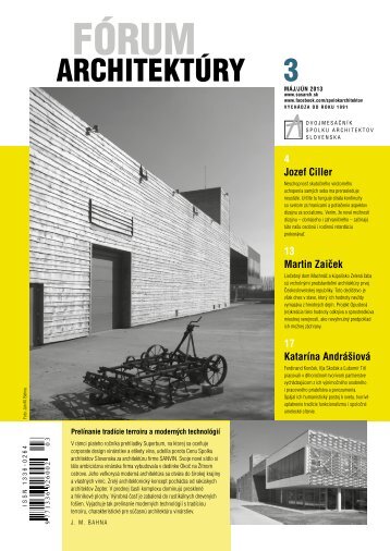 FÃ³rum architektÃºry_3-2013.pdf - Spolok architektov Slovenska