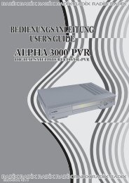 alpha 3000 pvr - Radix