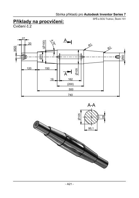 Autodesk Inventor - StÅednÃ­ prÅ¯myslovÃ¡ Å¡kola strojnickÃ¡ Olomouc