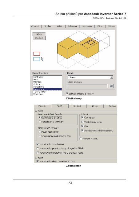 Autodesk Inventor - StÅednÃ­ prÅ¯myslovÃ¡ Å¡kola strojnickÃ¡ Olomouc