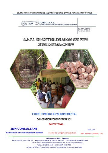 etude d'impact environnemental jmn consultant - WIJMA Cameroun