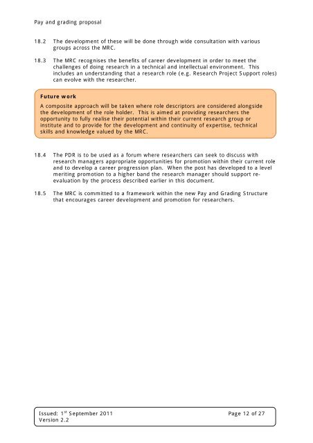 MRC pay and grading structure - UCU