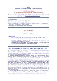 Circular Nº 30 - Asociación Latinoamericana de Cuidados Paliativos