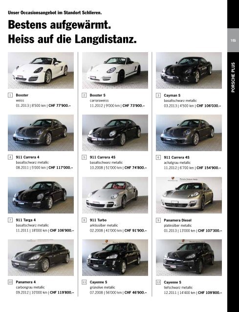 Download PDF. - Porsche Zentrum Zürich