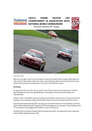 castle combe saloon car championship in association with