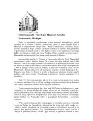 Historia parafii - Our Lady Queen of Apostles ... - Liturgical Center