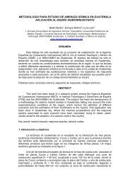 MetodologÃ­a para Estudio de Amenaza SÃ­smica en Guatemala