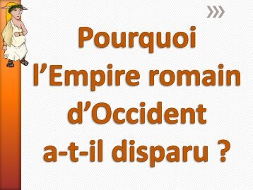 La chute de l'Empire romain - diaporama