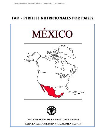 Perfil Nutricional de MÃ©xico - FAO