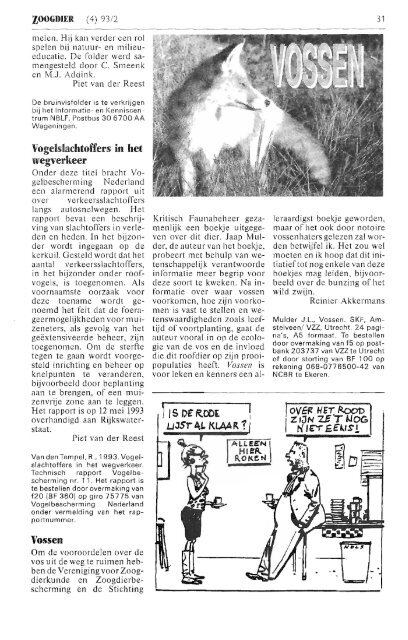 jaargang 4 nr. 2 juni 1993 - Zoogdierwinkel