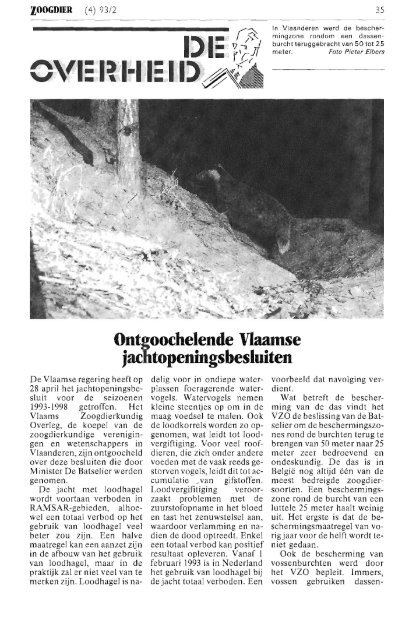 jaargang 4 nr. 2 juni 1993 - Zoogdierwinkel