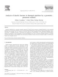 Analysis of ductile fracture in damaged pipelines by ... - ResearchGate