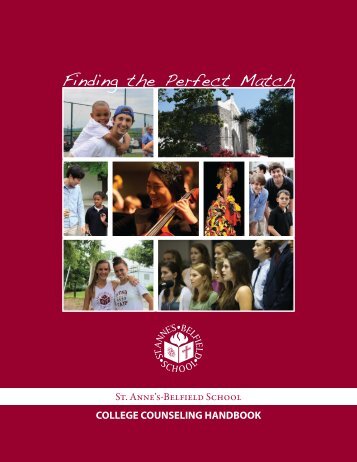 College Counseling Handbook - St. Anne's Belfield School