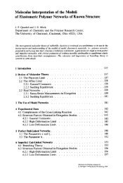 Molecular interpretation of the moduli of elastomeric polymer ...