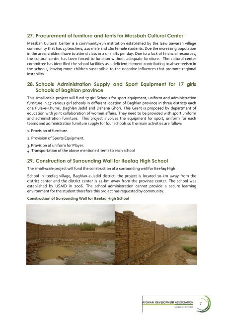 cbsg-oct-report - Afghan Development Association
