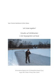 Let's skate together! Eislaufen auf Schlittknochen in ... - Knochenarbeit