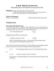 9 Determination of Gas Constant - Faculty.chemeketa.edu