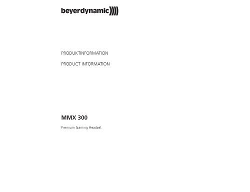 MMX 300 - Beyerdynamic