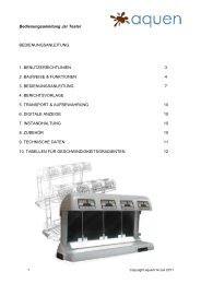 Bedienungsanleitung Jar Tester - aquen aqua-engineering GmbH