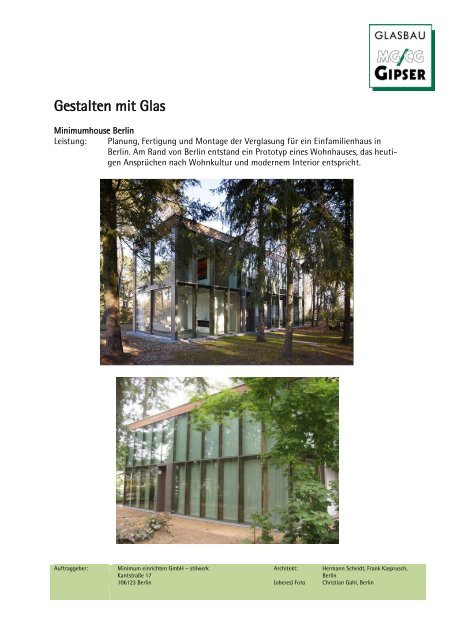 Nerling Systemräume GmbH - Michael Gipser Glas- und Fensterbau ...