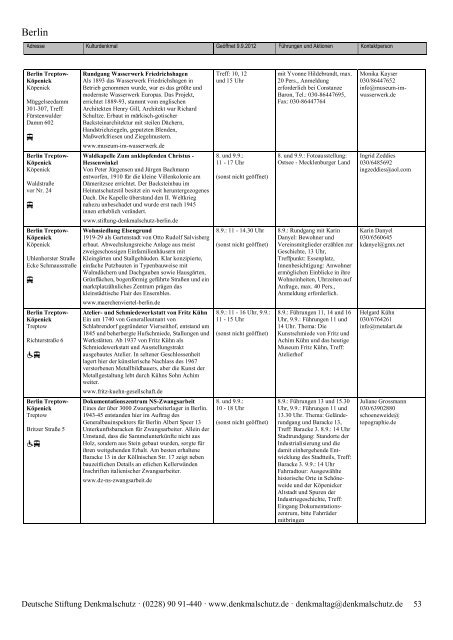 ist das Programm als  pdf - Tag des offenen Denkmals