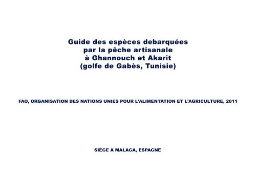 Guide des espÃ¨ces debarquÃ©es par la pÃªche ... - Faoartfimed.org