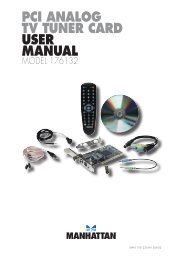 PCI ANALOG TV TUNER CARD USER MANUAL - PCDeacitec