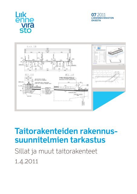 Taitorakenteiden rakennussuunnitelmien tarkastus - Tiehallinto