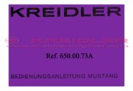 Kreidler Bedienungsanleitung Mustang - Kreidler Original