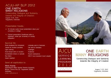 ACJU-AP SLP 2012 - Universitas Sanata Dharma