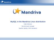 MySQL in the Mandriva Linux distribution - Gentoo