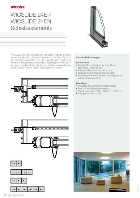WICONA ProduktdatenblÃ¤tter - Wicona.ch