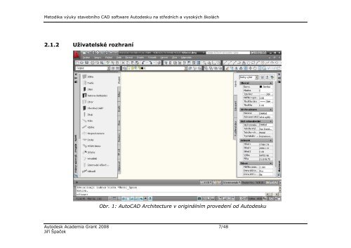 Metodika vÃ½uky stavebnÃ­ho CAD software Autodesk na SÅ  a VÅ 