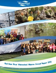 2012/2013 Annual Report - Red Deer River Watershed Alliance