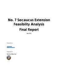 No 7 Secaucus Extension Final Report - NYCEDC