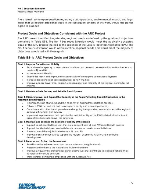 No 7 Secaucus Extension Final Report - NYCEDC