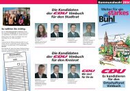 Ortschaftsrat Vimbuch -  CDU - Stadtverband Bühl