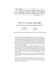 The microtype package - ftp