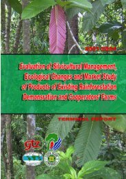Terminal Report: Evaluation of Silvicultural ... - Rainforestation
