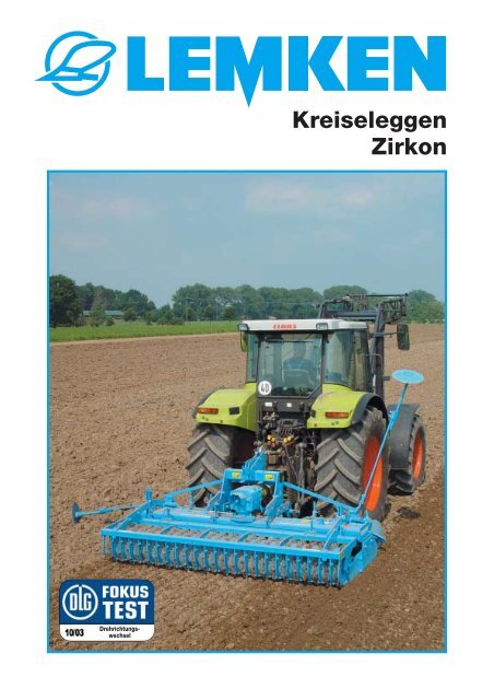 Lemken Kreiseleggen Zirkon.pdf - bei Lohmann Landtechnik