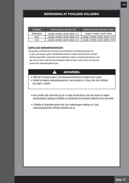 parts list - Intex Nordic