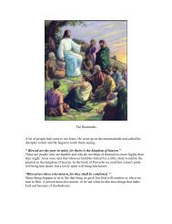 The Beatitudes A lot of people had come to see ... - Garden of Praise