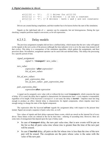 6. Digital simulation in Alecsis - LEDA