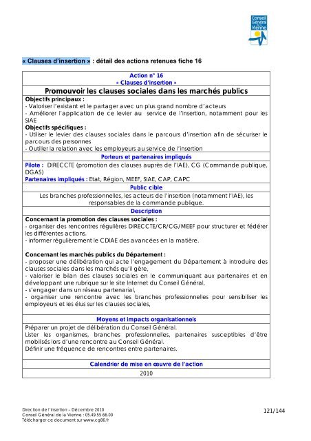 PDI - PTI 2011-2013 - Conseil GÃ©nÃ©ral de la Vienne