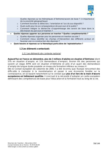 PDI - PTI 2011-2013 - Conseil GÃ©nÃ©ral de la Vienne