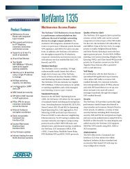 NetVanta 1335 Datasheet - Interlink Communication Systems