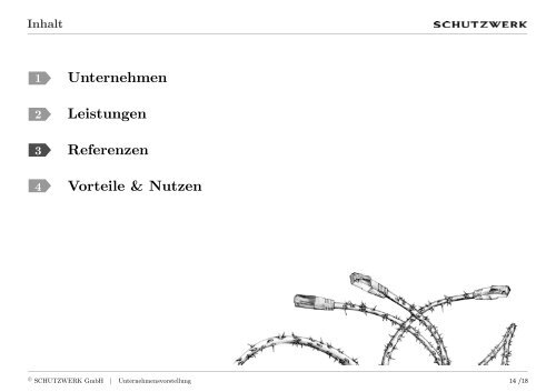 Aktuelle Unternehmensvorstellung der SCHUTZWERK GmbH